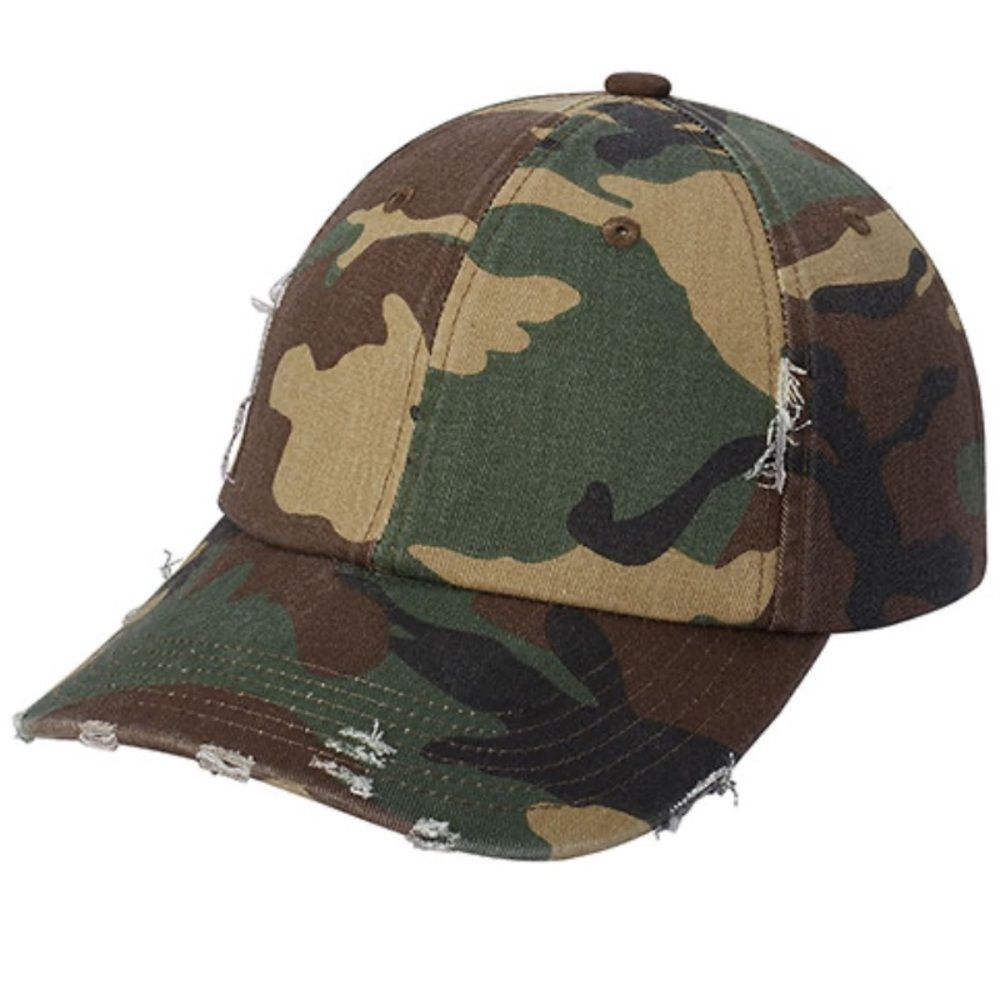 Newhattan Camouflage Distressed Cap